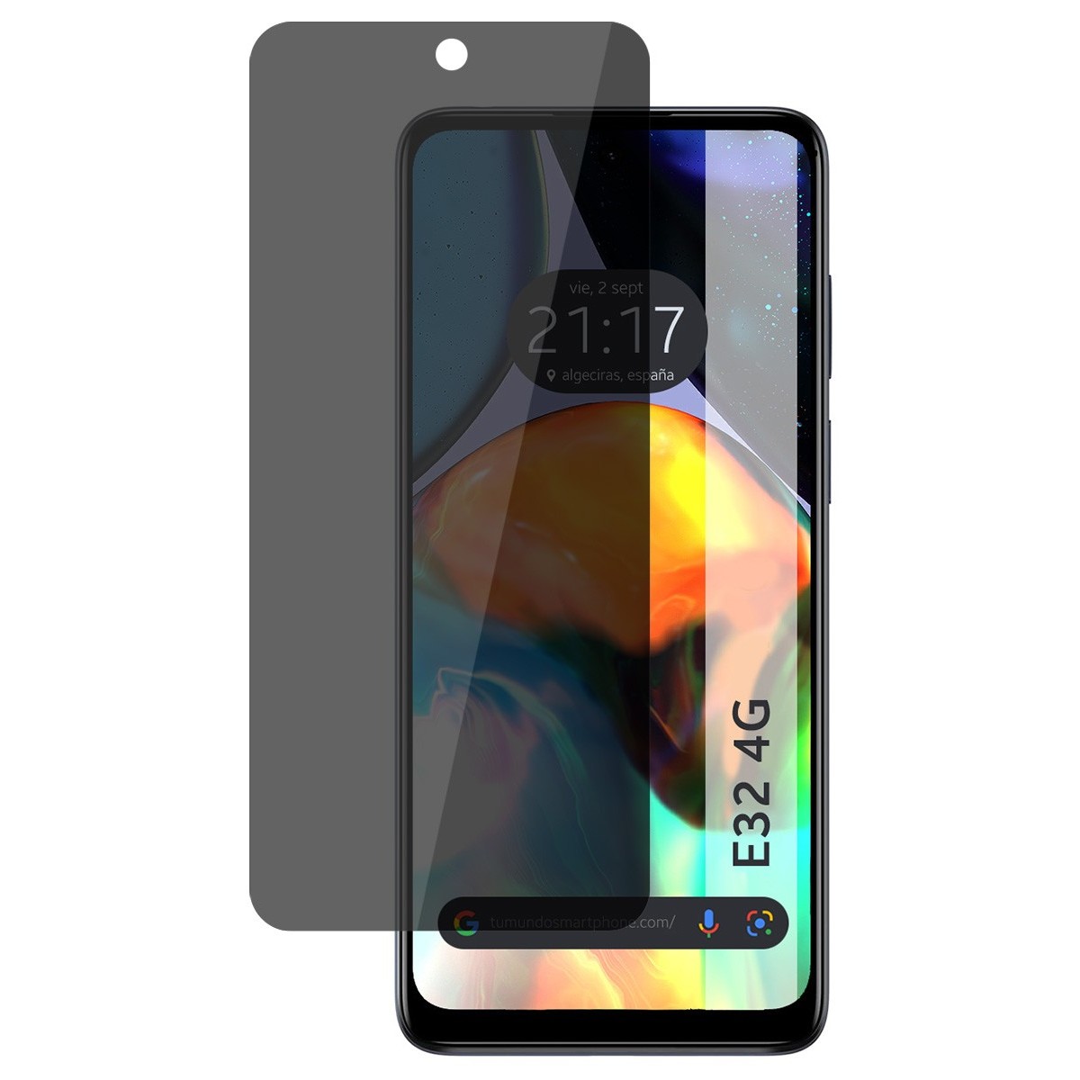 Protector Pantalla Hidrogel Privacidad Antiespías para Motorola Moto E32 4G