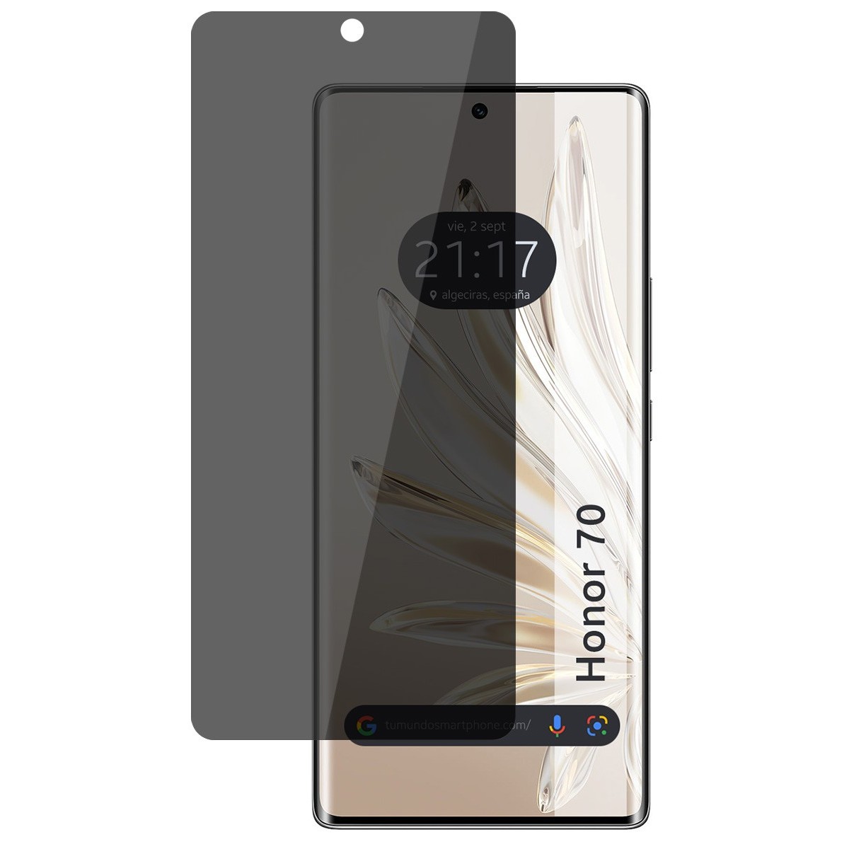 Protector Pantalla Hidrogel Privacidad Antiespías para Huawei Honor 70 5G