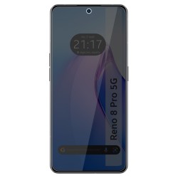 Protector Pantalla Hidrogel Privacidad Antiespías para Oppo Reno 8 Pro 5G 2