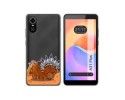 Funda Silicona Transparente para ZTE Blade A31 Plus diseño Bufalo Dibujos