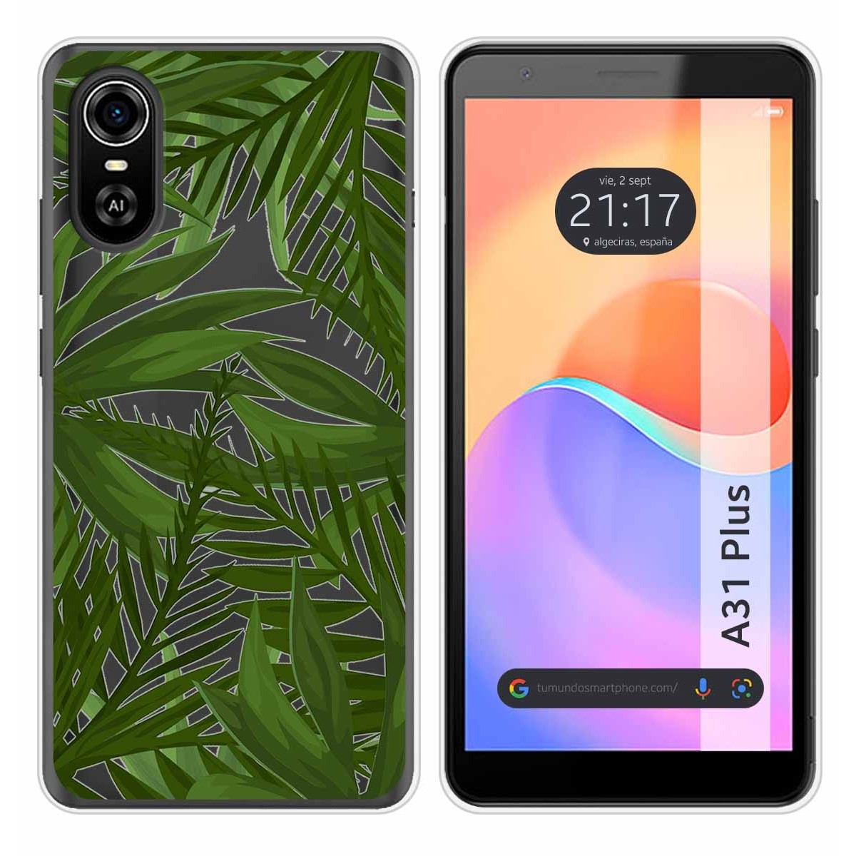 Funda Silicona Transparente para ZTE Blade A31 Plus diseño Jungla Dibujos
