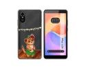 Funda Silicona Transparente para ZTE Blade A31 Plus diseño Suricata Dibujos