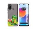 Funda Silicona Transparente para ZTE Blade A52 diseño Coco Dibujos