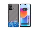 Funda Silicona Transparente para ZTE Blade A52 diseño Hipo Dibujos
