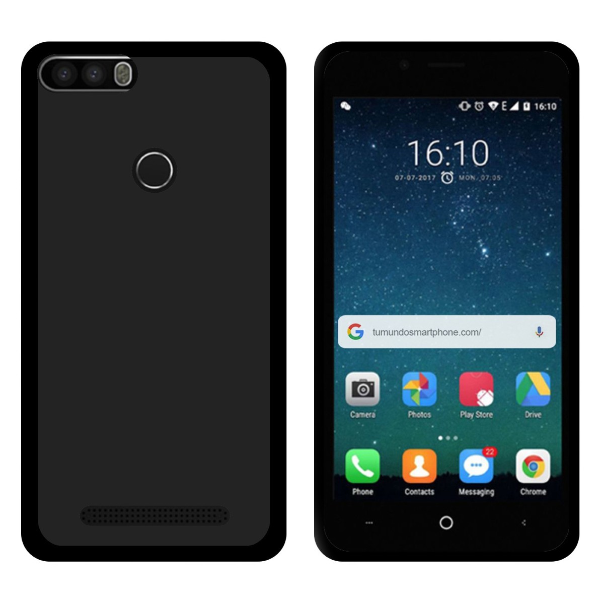 Funda Gel Tpu para Leagoo Kiicaa Power Color Negra