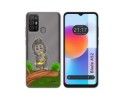 Funda Silicona Transparente para ZTE Blade A52 diseño Mono Dibujos