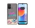 Funda Silicona Transparente para ZTE Blade A52 diseño Summer Dibujos