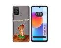 Funda Silicona Transparente para ZTE Blade A52 diseño Suricata Dibujos