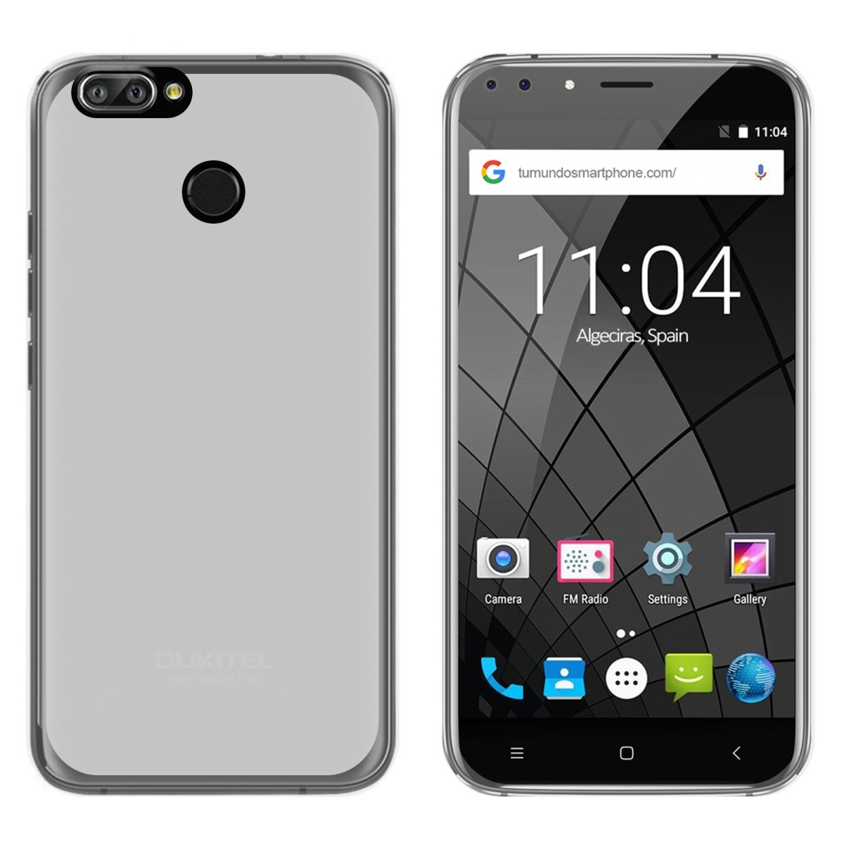 Funda Gel Tpu para Oukitel U22 Color Transparente