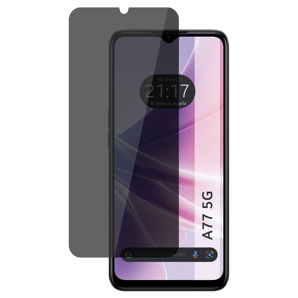 Protector Pantalla Hidrogel Privacidad Antiespías para Oppo A77 5G