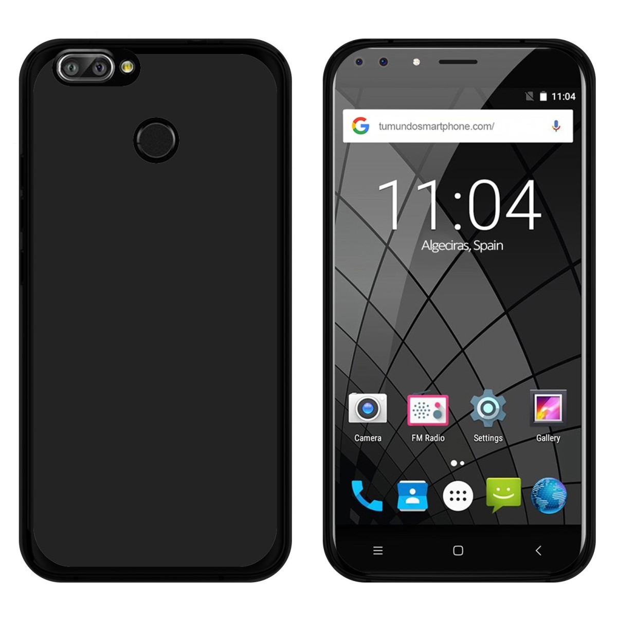 Funda Gel Tpu para Oukitel U22 Color Negra