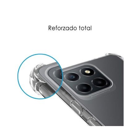 Funda Silicona Antigolpes Transparente para Huawei Honor X8 5G