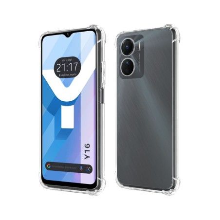 Funda Silicona Antigolpes Transparente para Vivo Y16