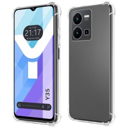 Funda Silicona Antigolpes Transparente para Vivo Y35