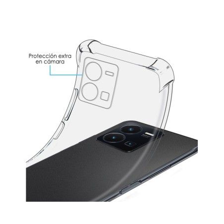 Funda Silicona Antigolpes Transparente para Vivo Y35