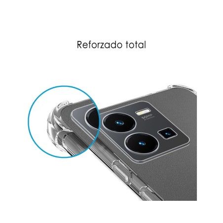 Funda Silicona Antigolpes Transparente para Vivo Y35