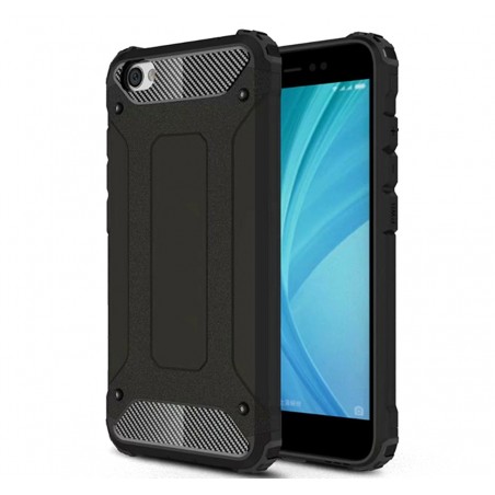 Funda Tipo Hybrid Tough Armor (Pc+Tpu) Negra para Xiaomi Redmi Note 5A