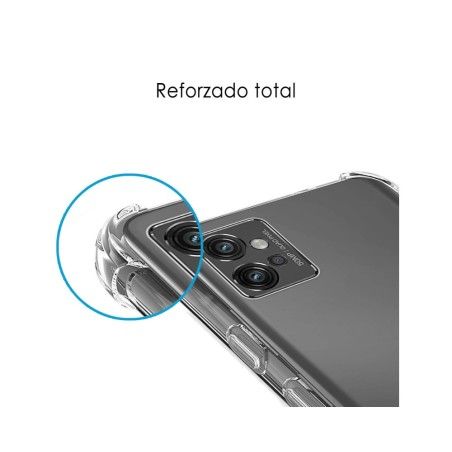 Funda Silicona Antigolpes Transparente para Motorola Moto G32