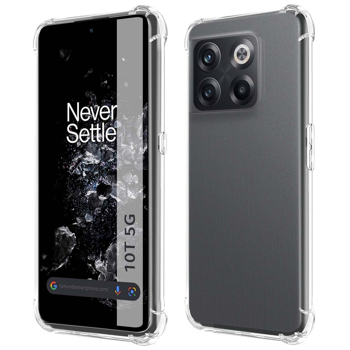 Funda Silicona Antigolpes Transparente para Oneplus 10T 5G