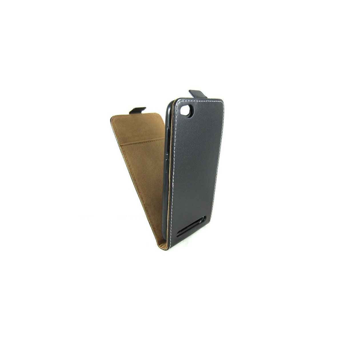 Funda Piel Premium Negra Ultra-Slim para Xiaomi Redmi 5A