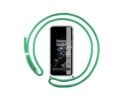 Funda Colgante Transparente para Oneplus 10T 5G con Cordon Verde Agua