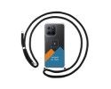 Personaliza tu Funda Colgante Transparente para Huawei Honor X8 5G con Cordon Negro Dibujo Personalizada