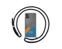 Personaliza tu Funda Colgante Transparente para Motorola Moto G32 con Cordon Negro Dibujo Personalizada