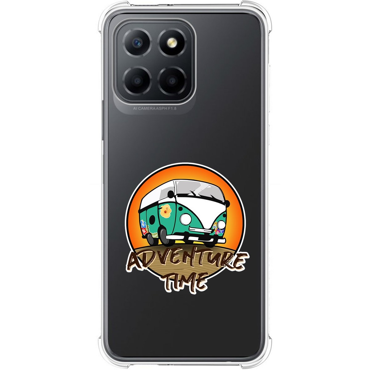 Funda Silicona Antigolpes para Huawei Honor X8 5G diseño Adventure Time Dibujos
