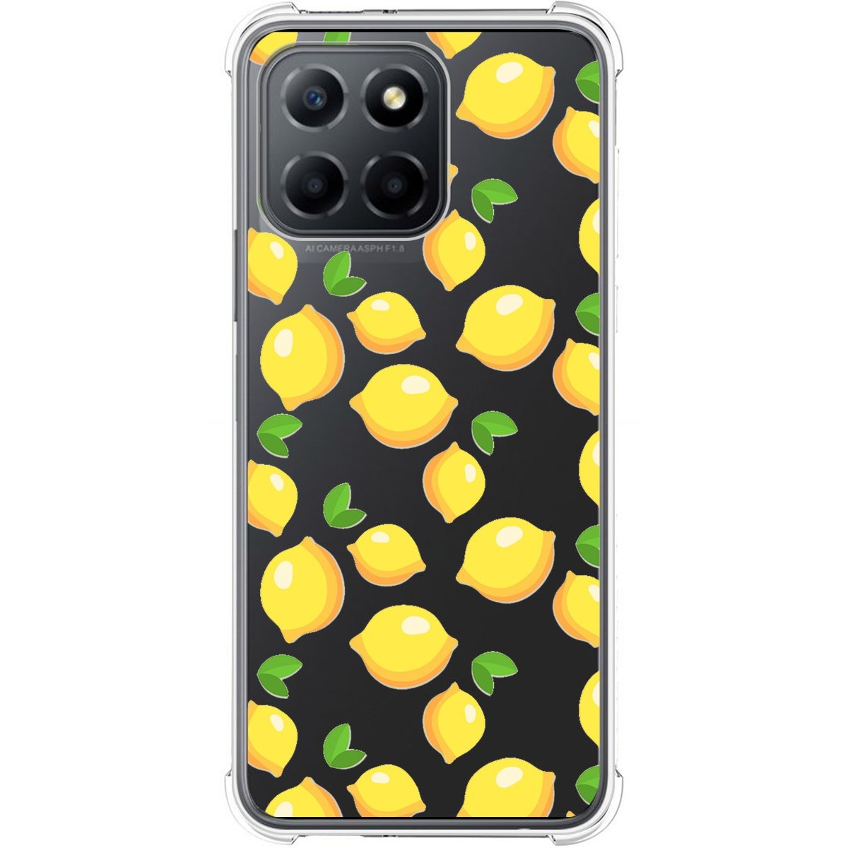 Funda Silicona Antigolpes para Huawei Honor X8 5G diseño Limones Dibujos