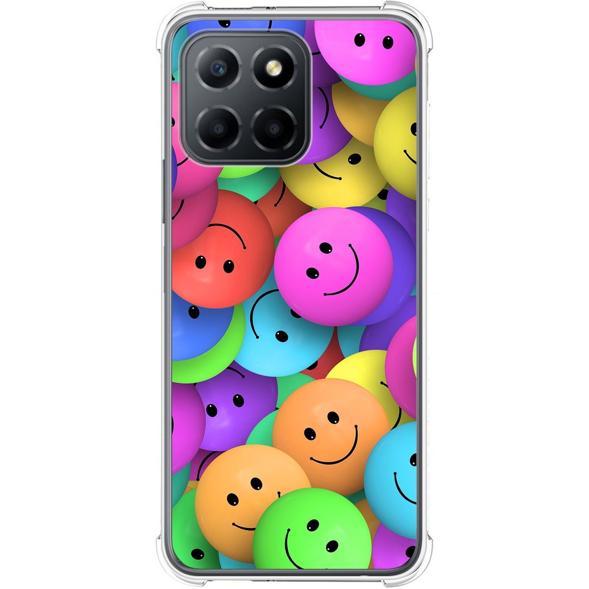 Funda Silicona Antigolpes para Huawei Honor X8 5G diseño Smile Dibujos