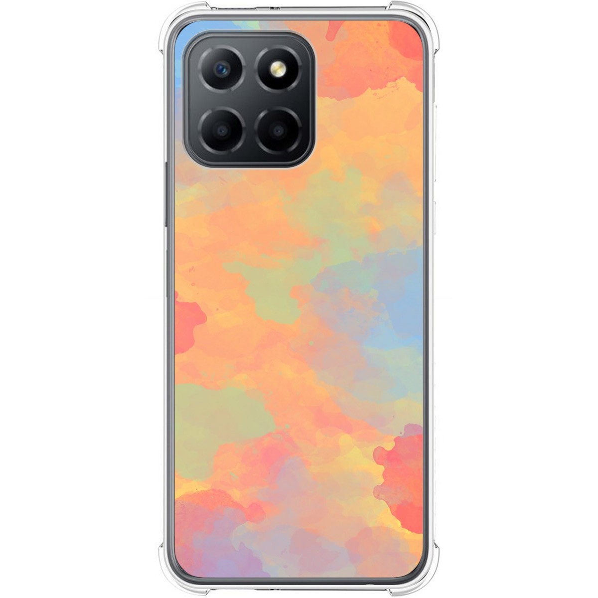 Funda Silicona Antigolpes para Huawei Honor X8 5G diseño Acuarela 08 Dibujos