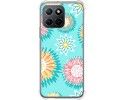 Funda Silicona Antigolpes para Huawei Honor X8 5G diseño Flores 05 Dibujos
