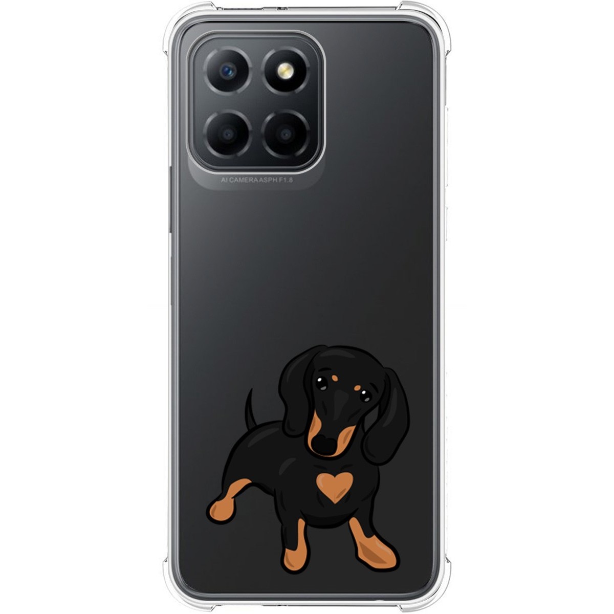 Funda Silicona Antigolpes para Huawei Honor X8 5G diseño Perros 04 Dibujos