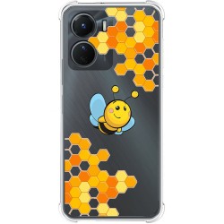 Funda Silicona Antigolpes para Vivo Y16 diseño Abeja Dibujos