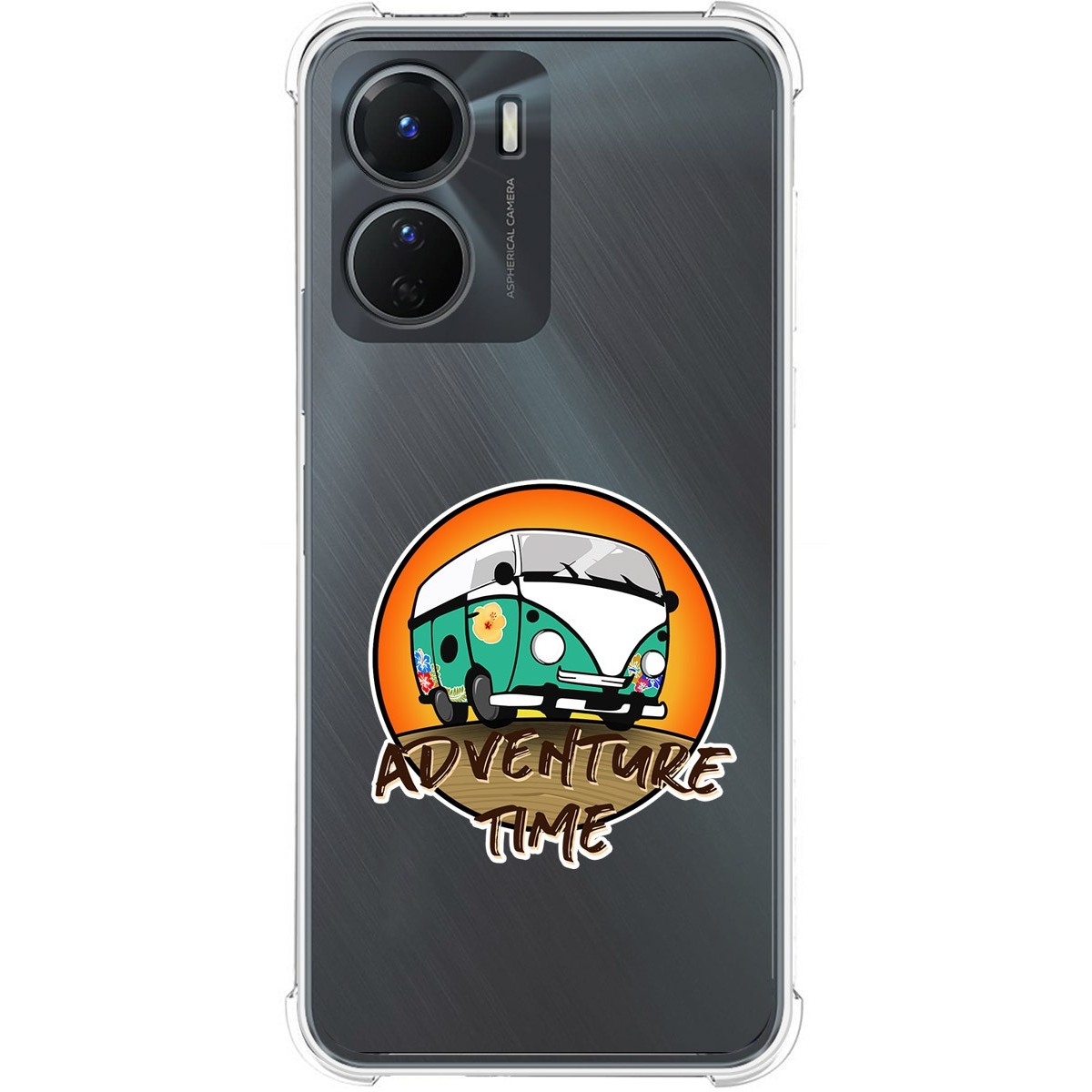 Funda Silicona Antigolpes para Vivo Y16 diseño Adventure Time Dibujos