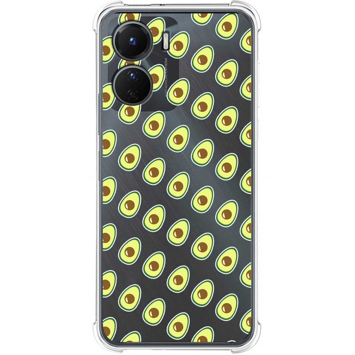 Funda Silicona Antigolpes para Vivo Y16 diseño Aguacate Dibujos