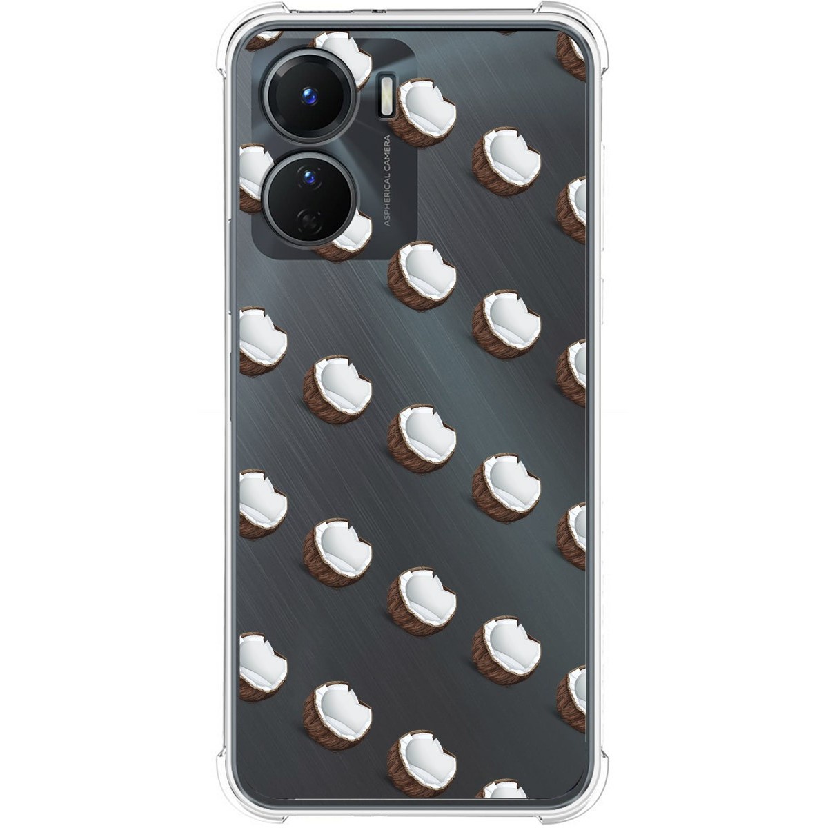 Funda Silicona Antigolpes para Vivo Y16 diseño Cocos Dibujos