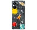 Funda Silicona Antigolpes para Vivo Y16 diseño Espacio Dibujos