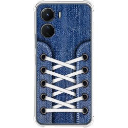 Funda Silicona Antigolpes para Vivo Y16 diseño Zapatillas 01 Dibujos