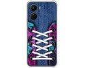 Funda Silicona Antigolpes para Vivo Y16 diseño Zapatillas 06 Dibujos