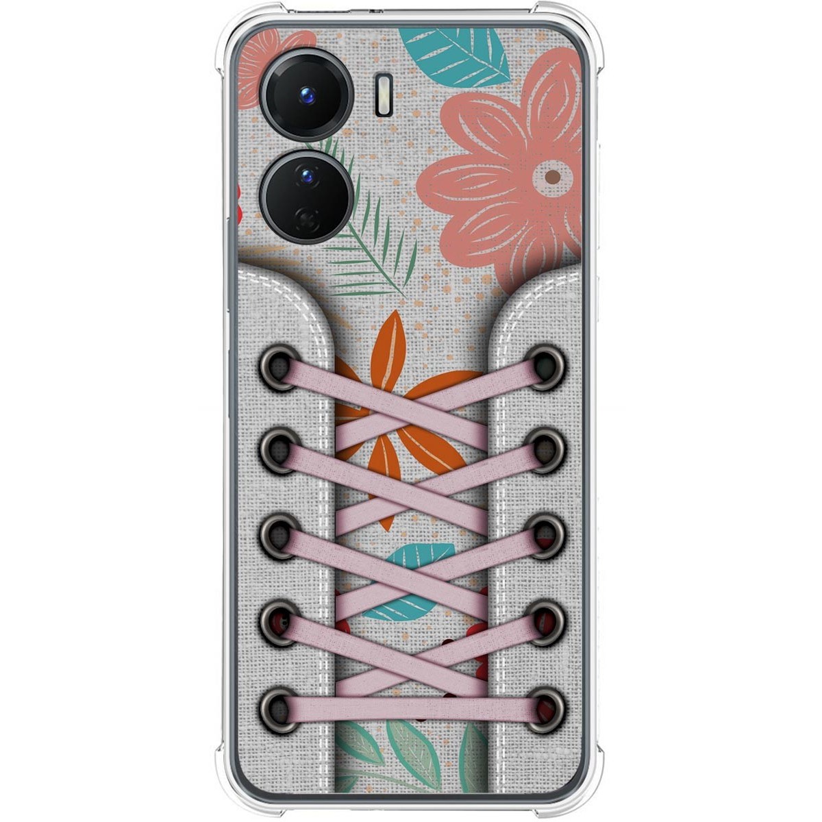 Funda Silicona Antigolpes para Vivo Y16 diseño Zapatillas 09 Dibujos