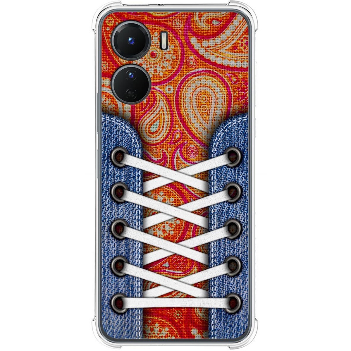 Funda Silicona Antigolpes para Vivo Y16 diseño Zapatillas 10 Dibujos