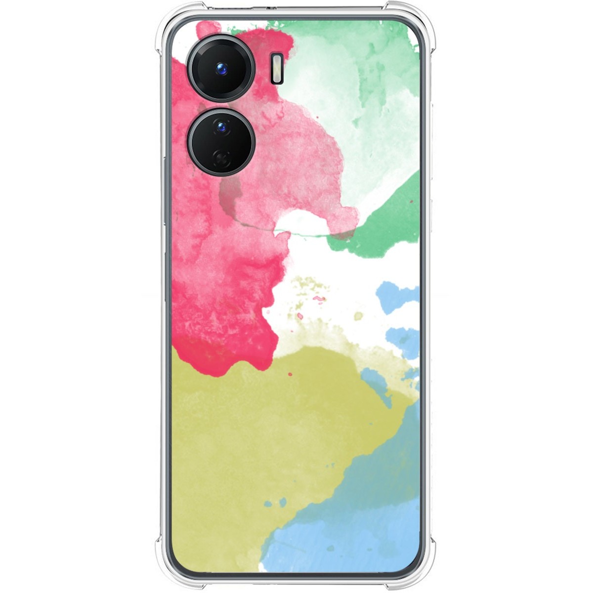 Funda Silicona Antigolpes para Vivo Y16 diseño Acuarela 02 Dibujos