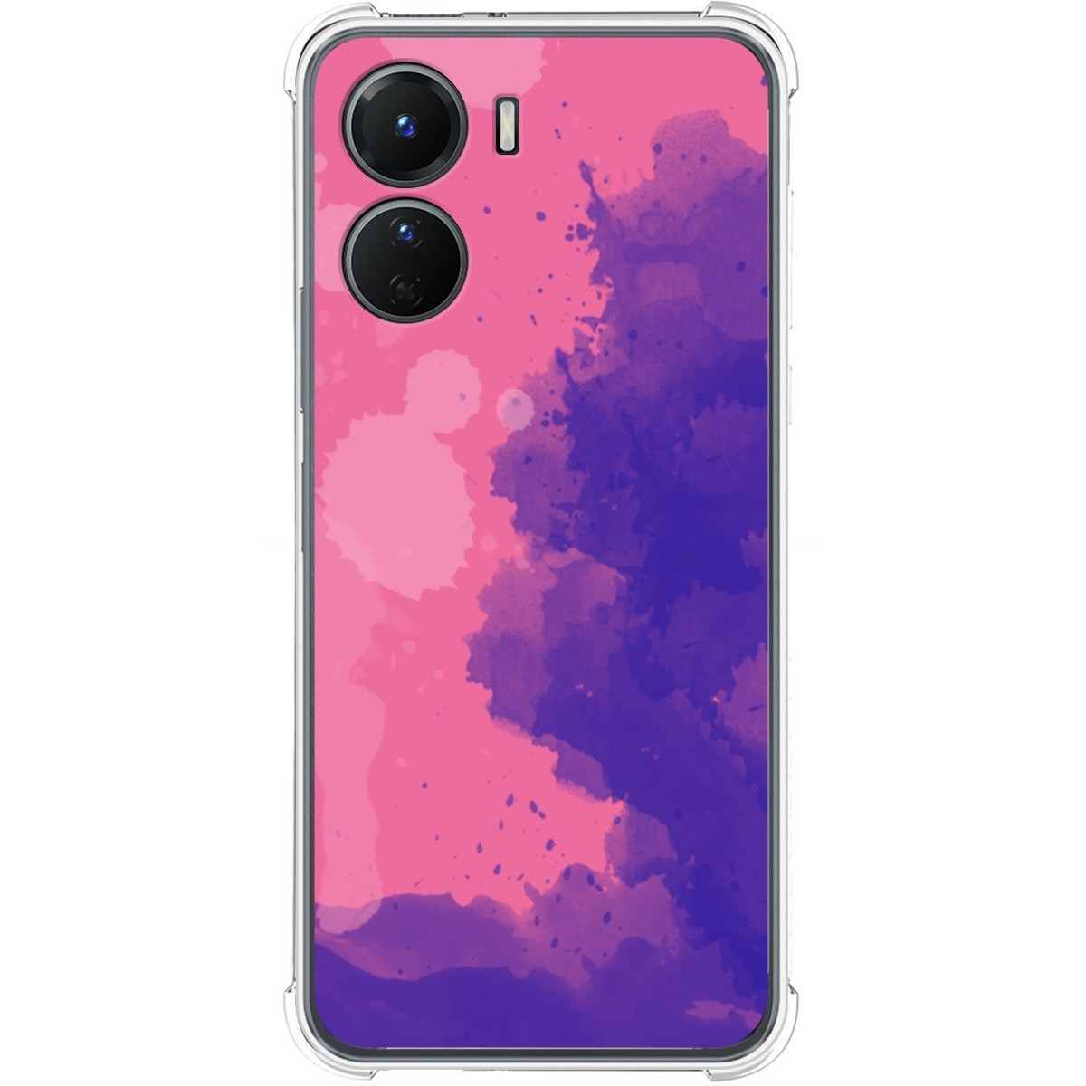 Funda Silicona Antigolpes para Vivo Y16 diseño Acuarela 07 Dibujos