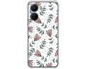 Funda Silicona Antigolpes para Vivo Y16 diseño Flores 01 Dibujos