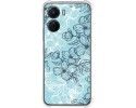 Funda Silicona Antigolpes para Vivo Y16 diseño Flores 03 Dibujos