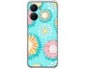 Funda Silicona Antigolpes para Vivo Y16 diseño Flores 05 Dibujos