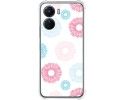 Funda Silicona Antigolpes para Vivo Y16 diseño Flores 06 Dibujos