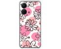 Funda Silicona Antigolpes para Vivo Y16 diseño Flores 09 Dibujos