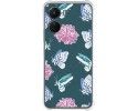 Funda Silicona Antigolpes para Vivo Y16 diseño Flores 10 Dibujos